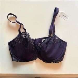 Soma Purple Lace Balconet Bra